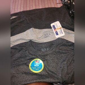 Fruit of the Loom Gray Short Sleeve Tees/ All 3 Together Are For 12